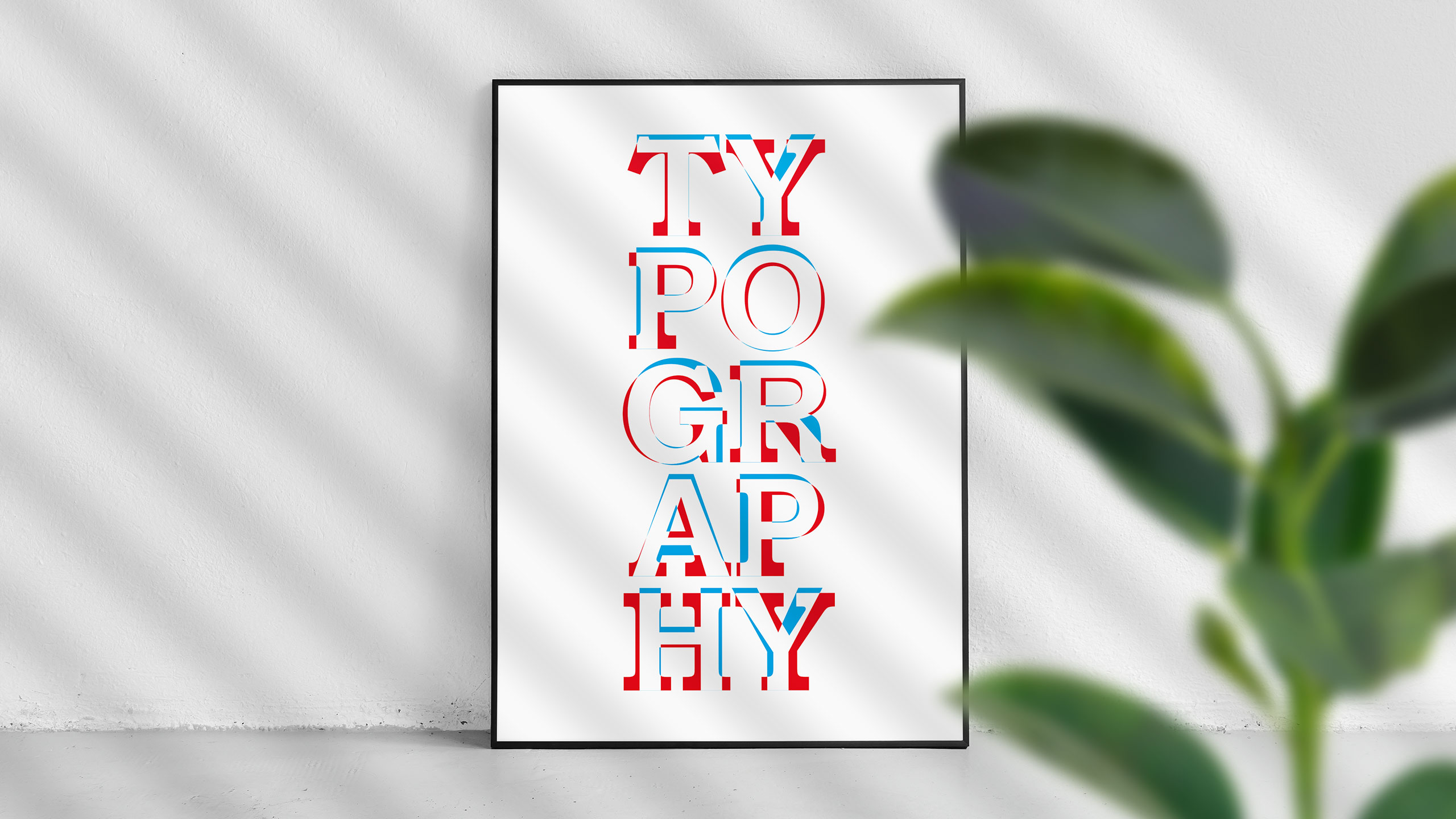 Typografie poster